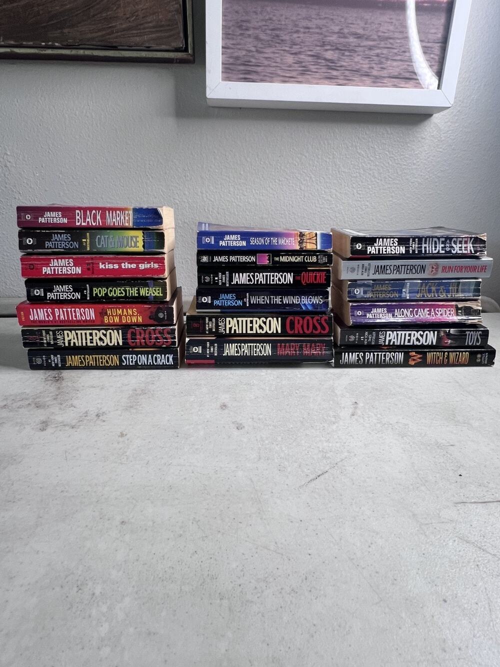 Huge James Patterson Lot (19 Books) - Paperback titles in pictures